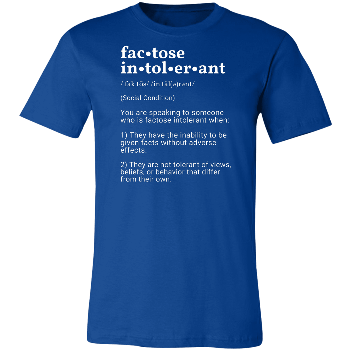 Factose Intolerant Unisex Tee